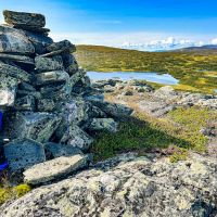 Wandern zum Nordgipfel des Baltere